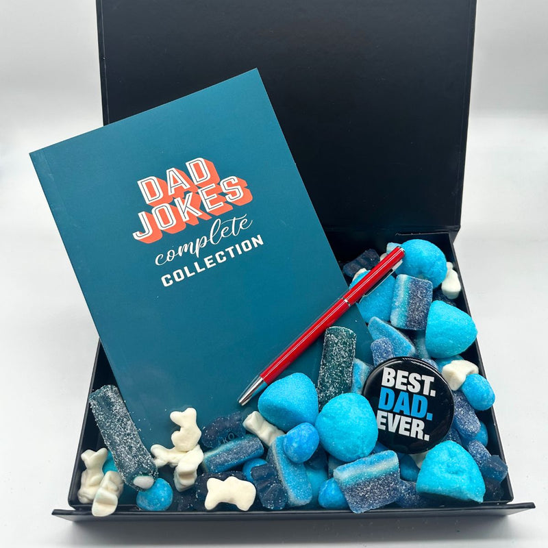 Best Dad Ever Blue Sweets Letterbox Gift Hamper