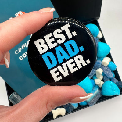 Best Dad Ever Blue Sweets Letterbox Gift Hamper