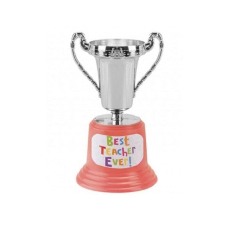 Best Teacher Ever Plastic Trophy 13cm