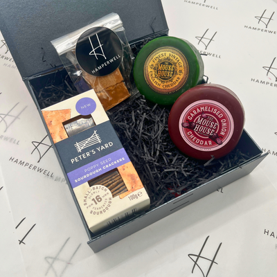 Cheese and Crackers Hamper With Port 6