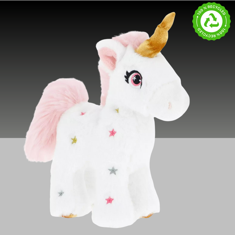 Keeleco White Standing Unicorn 16cm