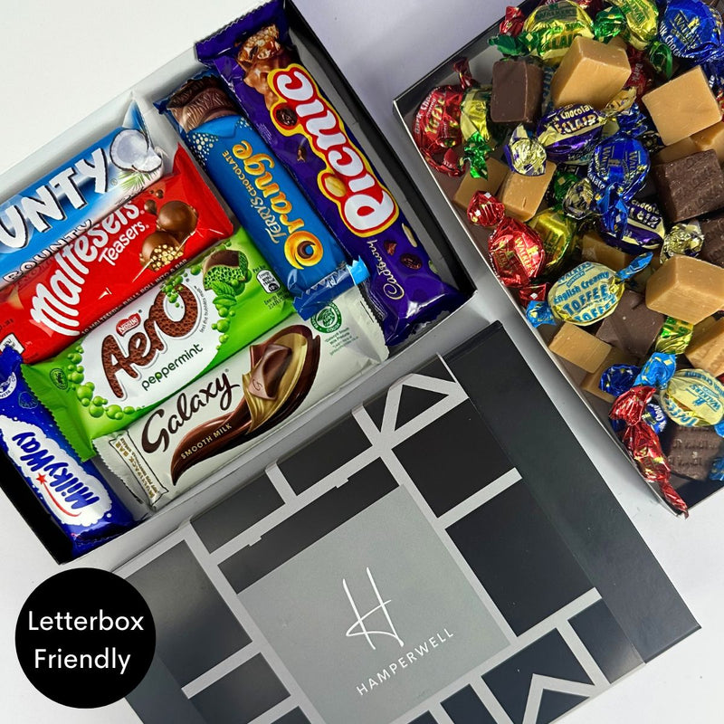 Panier-cadeau boîte aux lettres Mega Mix Chocolat