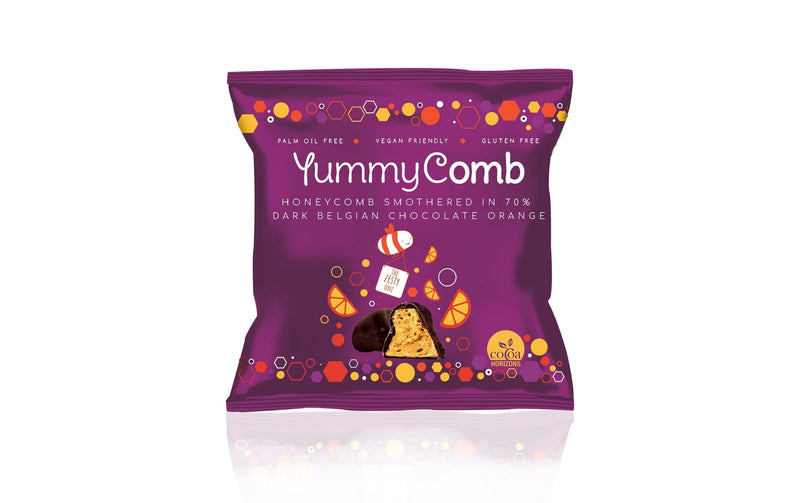 Dark Orange Belgian Chocolate Honeycomb Vegan 48g