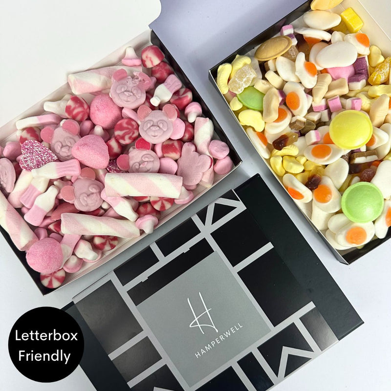 Pink Selection Pick N Mix Süßigkeiten Briefkasten Geschenkkorb