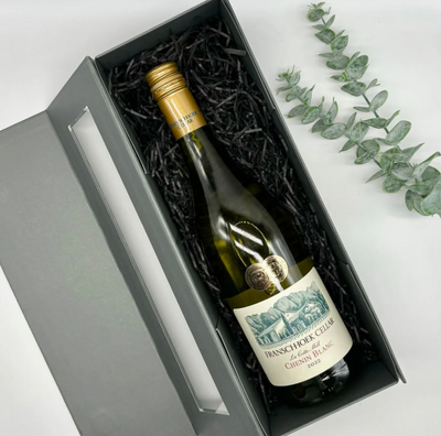 Cheese and Crackers Hamper With White Wine